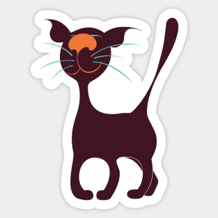 Happy cat Sticker